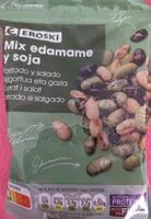 Mängden socker i Mix edamame y soja