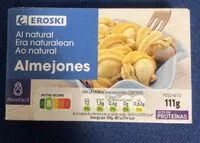 Mängden socker i Almejones al natural