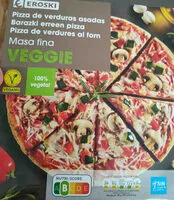 Mängden socker i Pizza vegana