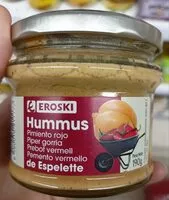 Mängden socker i Hummus de pimiento de Espelette