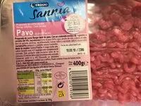 Mängden socker i Burger meat de pavo