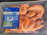 Mängden socker i Langostino recien cocido