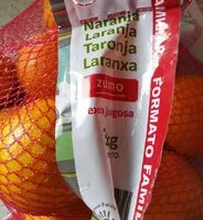Mängden socker i Naranjas para zumo