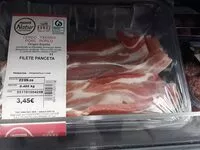 Mängden socker i Filete panceta
