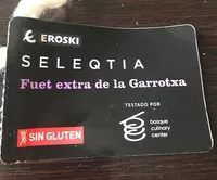 Mängden socker i Fuet extra de la garrotxa
