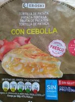 Mängden socker i Tortilla de patata con cebolla