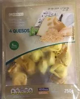 Mängden socker i Tortelloni 4 quesos