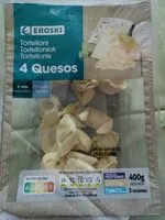 Mängden socker i Tortelloni 4 quesos