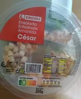 Mängden socker i Ensalada César