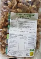 Mängden socker i Nuez