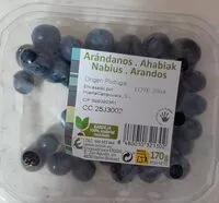 Mängden socker i Arándanos