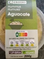 Mängden socker i Hummus aguacate