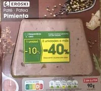 Mängden socker i Pate Pimienta