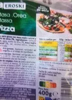 Mängden socker i Masa pizza