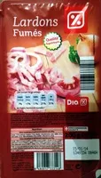 Mängden socker i Lardons Fumés (Qualité supérieure)