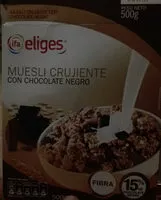 Mängden socker i Céréales Muesli avec chocolat noir