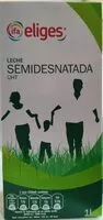 Mängden socker i Leche semidesnatada