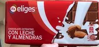 Mängden socker i Chocolate extrafino con leche y almendras