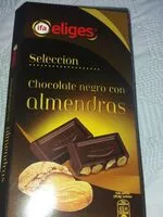 Mängden socker i Chocolate negro con almendras