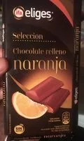 Mängden socker i Chocolate relleno de naranja
