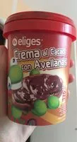 Mängden socker i Crema al cacao con avellanas