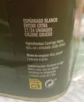 Mängden socker i Esparrago blanco extra grueso