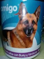 Mängden socker i Alimento para perros, bocaditos en salsa con buey y verduras