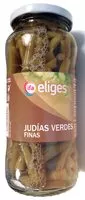 Mängden socker i Judías verdes finas