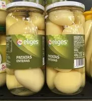 Mängden socker i Patatas enteras