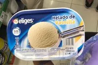 Mängden socker i Helado de vainilla