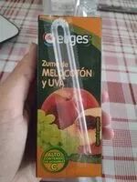 Mängden socker i Zumo de melocotón y uva