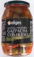 Mängden socker i Aceituna manzanilla gazpachos con hueso