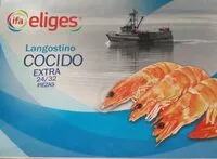Mängden socker i Langostino cocido extra
