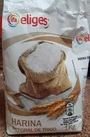 Mängden socker i Harina integral de trigo