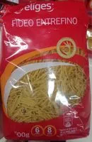 Mängden socker i Fideo entrefino