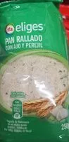 Mängden socker i Pan rallado con ajo y perejil