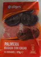 Mängden socker i Palmera bañada con cacao
