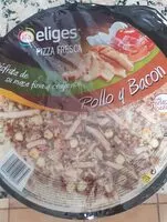 Mängden socker i Pizza fresca Pollo y Bacon ELIGES