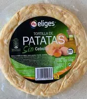 Mängden socker i Tortilla de patatas sin cebolla