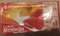 Mängden socker i Dulce de membrillo