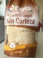 Mängden socker i Pan de molde 100% integral sin corteza