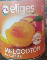 Mängden socker i Melocotón en almíbar