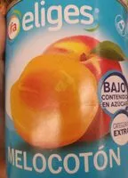 Mängden socker i Melocotón en almíbar