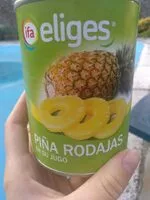 Mängden socker i Piña rodajas en su jugo