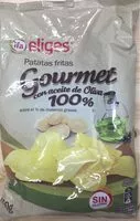 Mängden socker i Patatas fritas gourmet con aceite de oliva