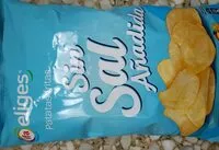 Mängden socker i Patatas fritas sin sal añadida