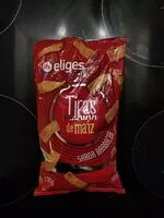 Mängden socker i Tiras de maiz sabor barbacoa