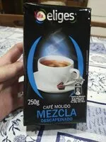 Mängden socker i Café molido mezcla descafeinado