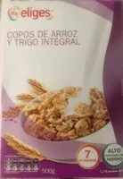 Mängden socker i Copos de arroz y trigo integral