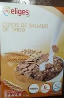 Mängden socker i Copos de salvado de trigo